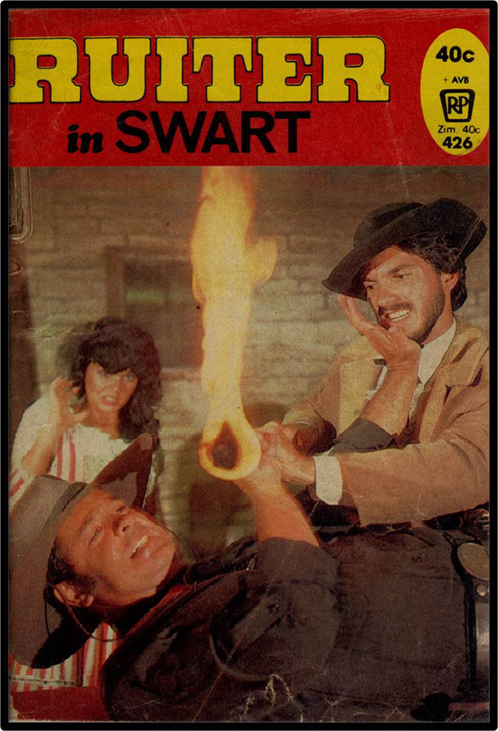 Ruiter in Swart